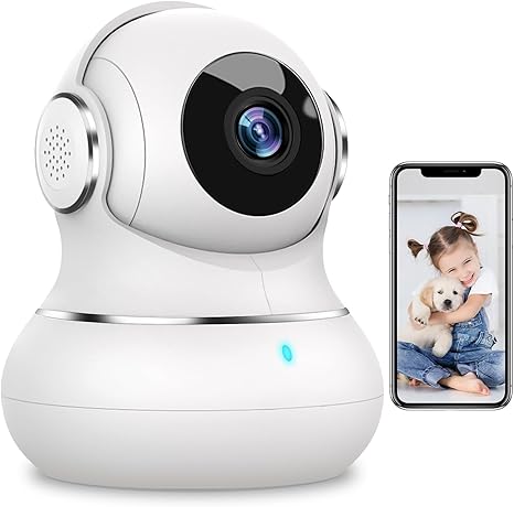 litokam Security Camera Indoor 2K, 360 Pan/Tilt Cameras for Home Security with Motion Detection, Baby Monitor Camera for Pet/Dog with Night Vision, WiFi Camera with App & 2-Way Audio